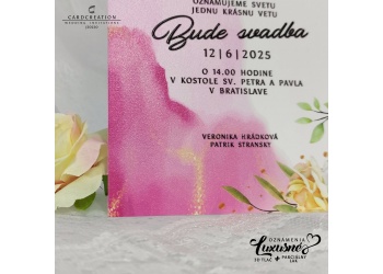 svadobne oznamenie kvetinove luxusne moderne wedding greenery 3d tlac luxusne J20220 c